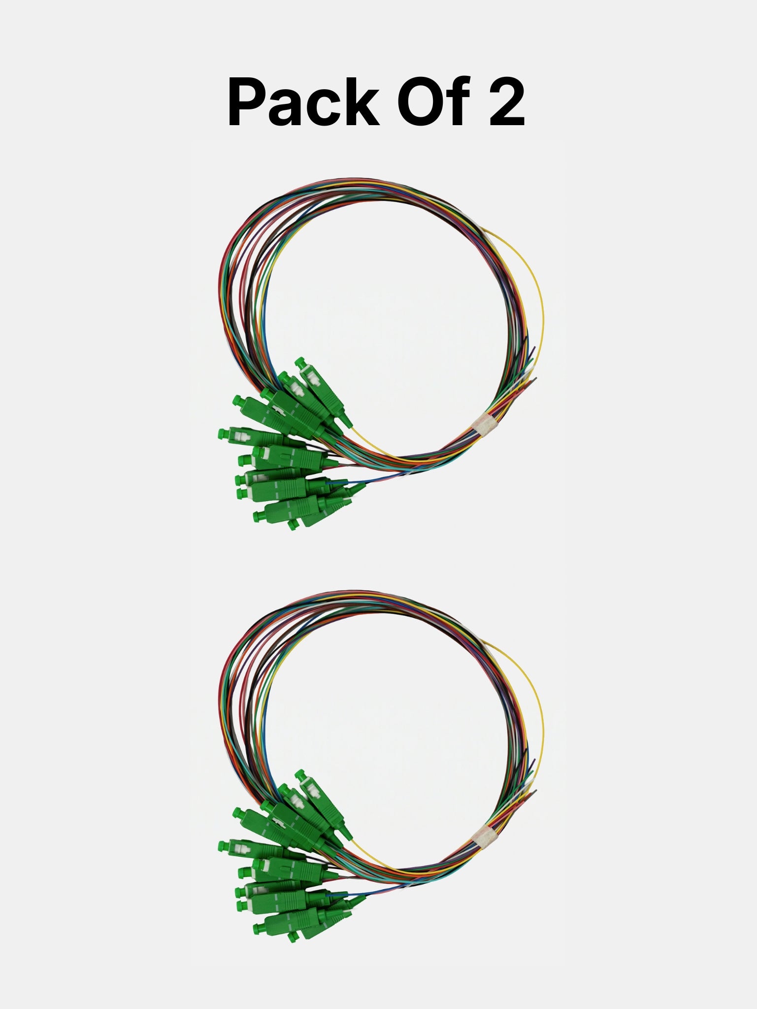 MT-SCAPC/UPC SM 12 Colour Patch Cord (Pack of 2)