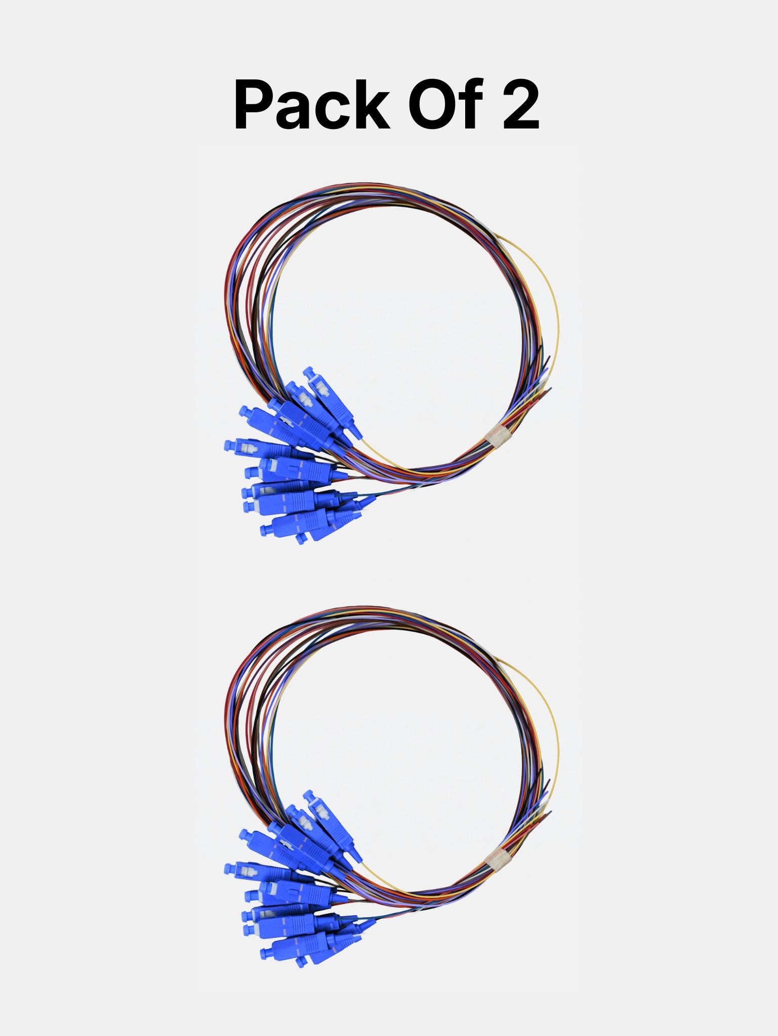 MT-SCAPC/UPC SM 12 Colour Patch Cord (Pack of 2)