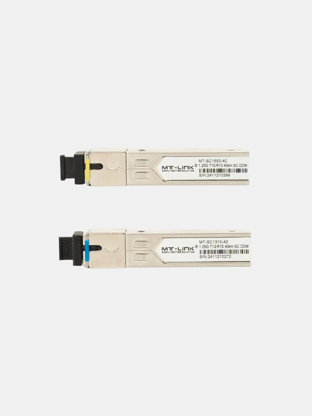 MT-SC1310/1550 1G SFP (PAIR) - UPTO 20/40/80KM - 1000Base-WDM Bi-Directional SFP Module