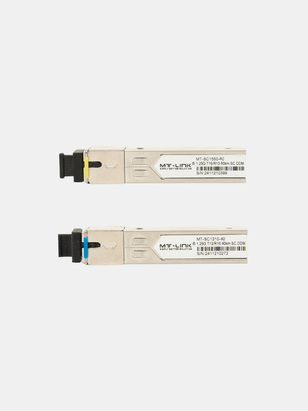 MT-SC1310/1550 1G SFP (PAIR) - UPTO 20/40/80KM - 1000Base-WDM Bi-Directional SFP Module
