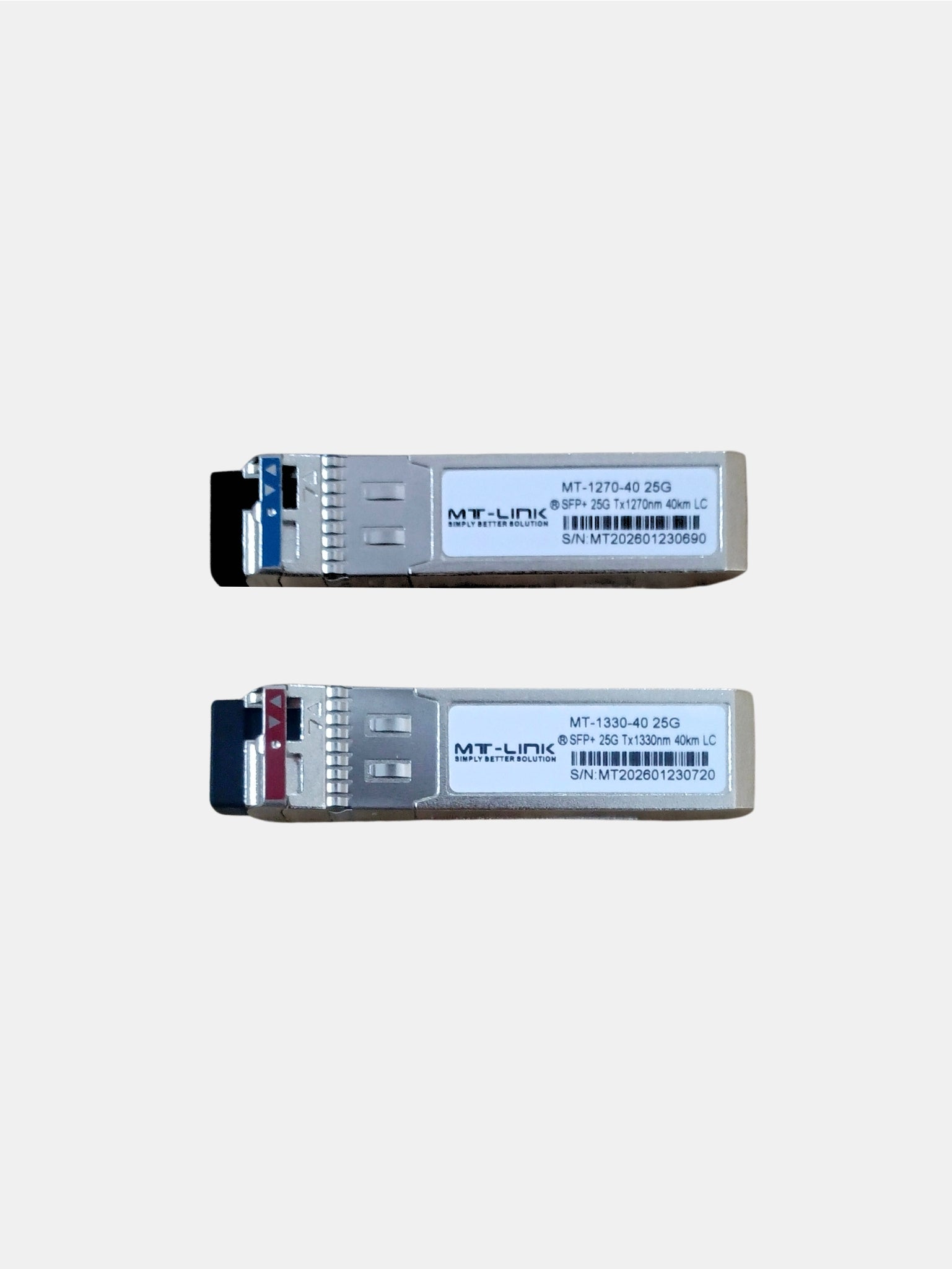 MT-25G SFP 1270/1330-40 (PAIR) - UPTO 40KM - 25GBase-WDM Bi-Directional SFP+ LC Module