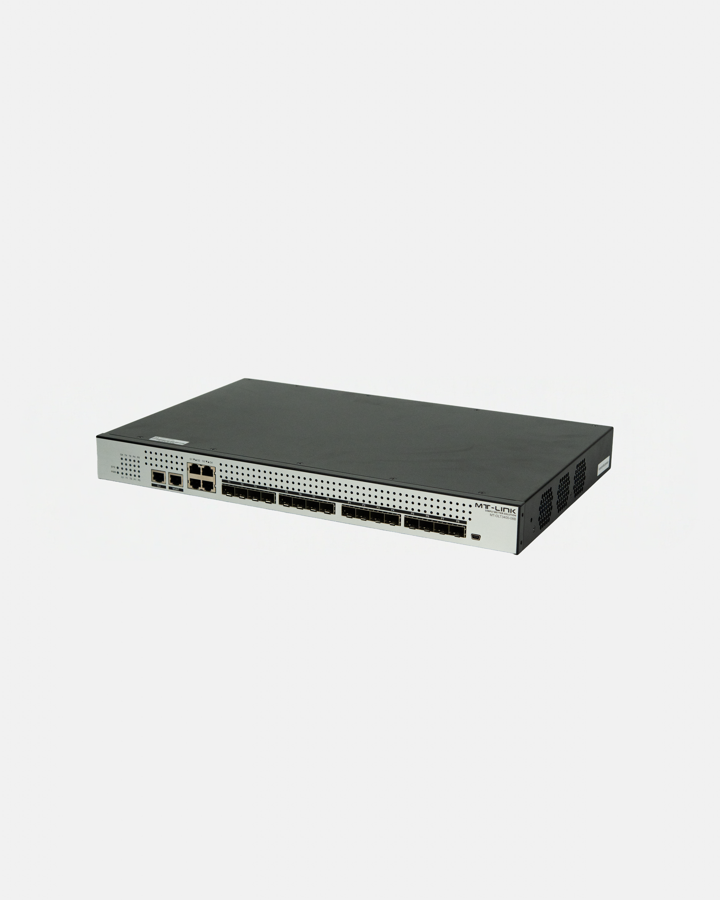 MT-OLT3400-08B - 8 Port GPON OLT With 8 10G Ports