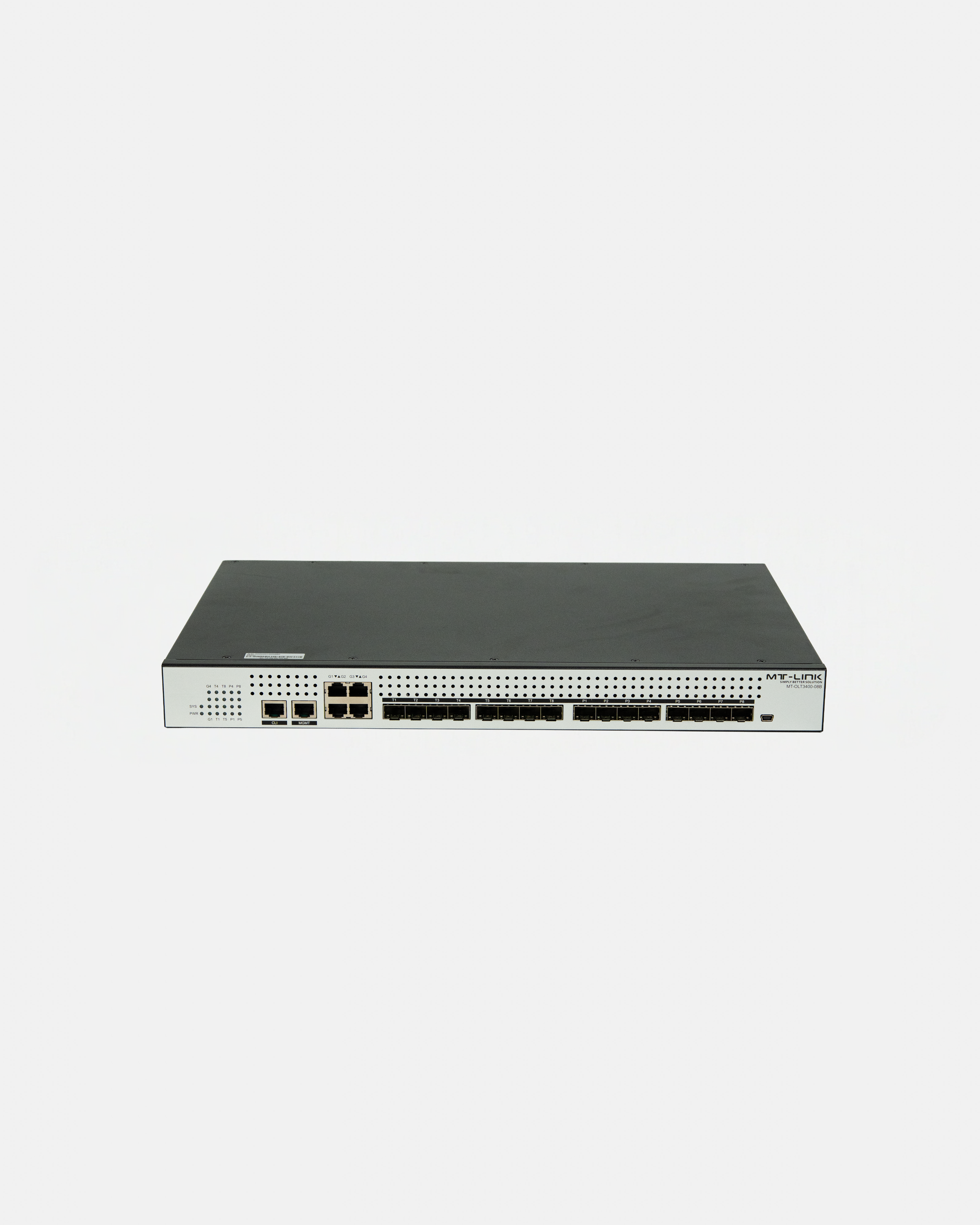MT-OLT3400-08B - 8 Port GPON OLT With 8 10G Ports