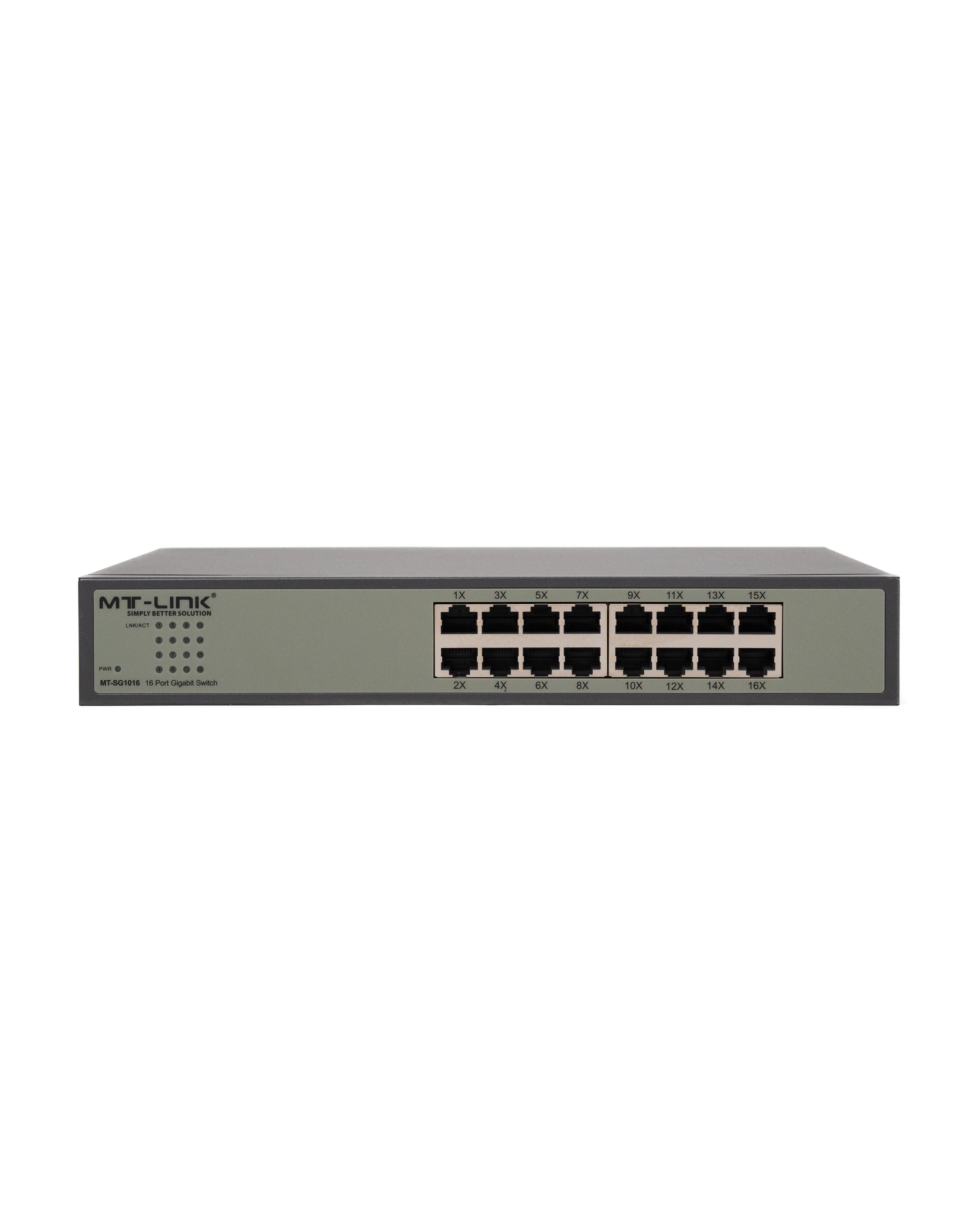MT-SG1016 - 16 Port Gigabit Desktop/ Rack mount switch