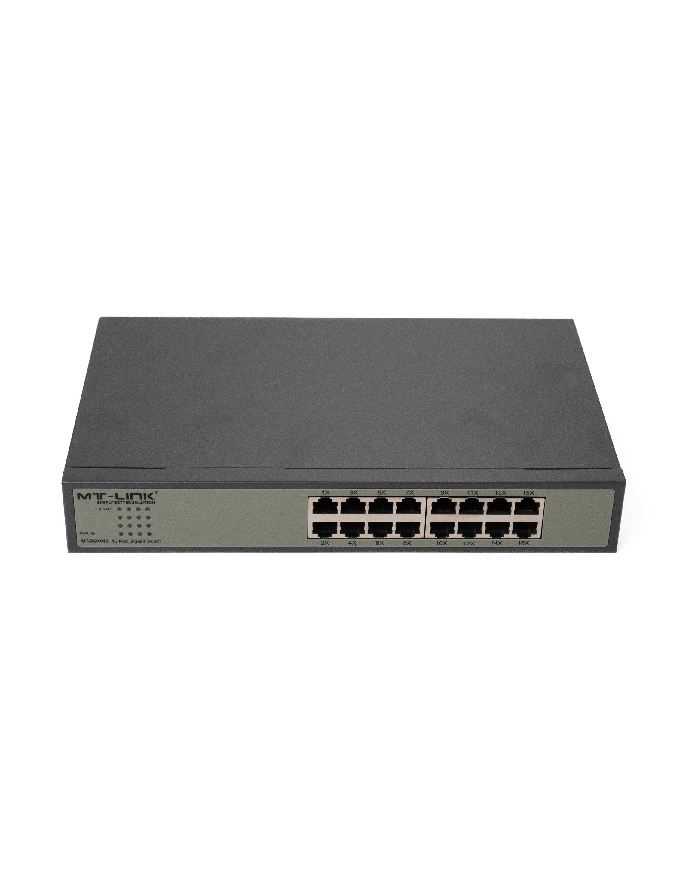 MT-SG1016 - 16 Port Gigabit Desktop/ Rack mount switch