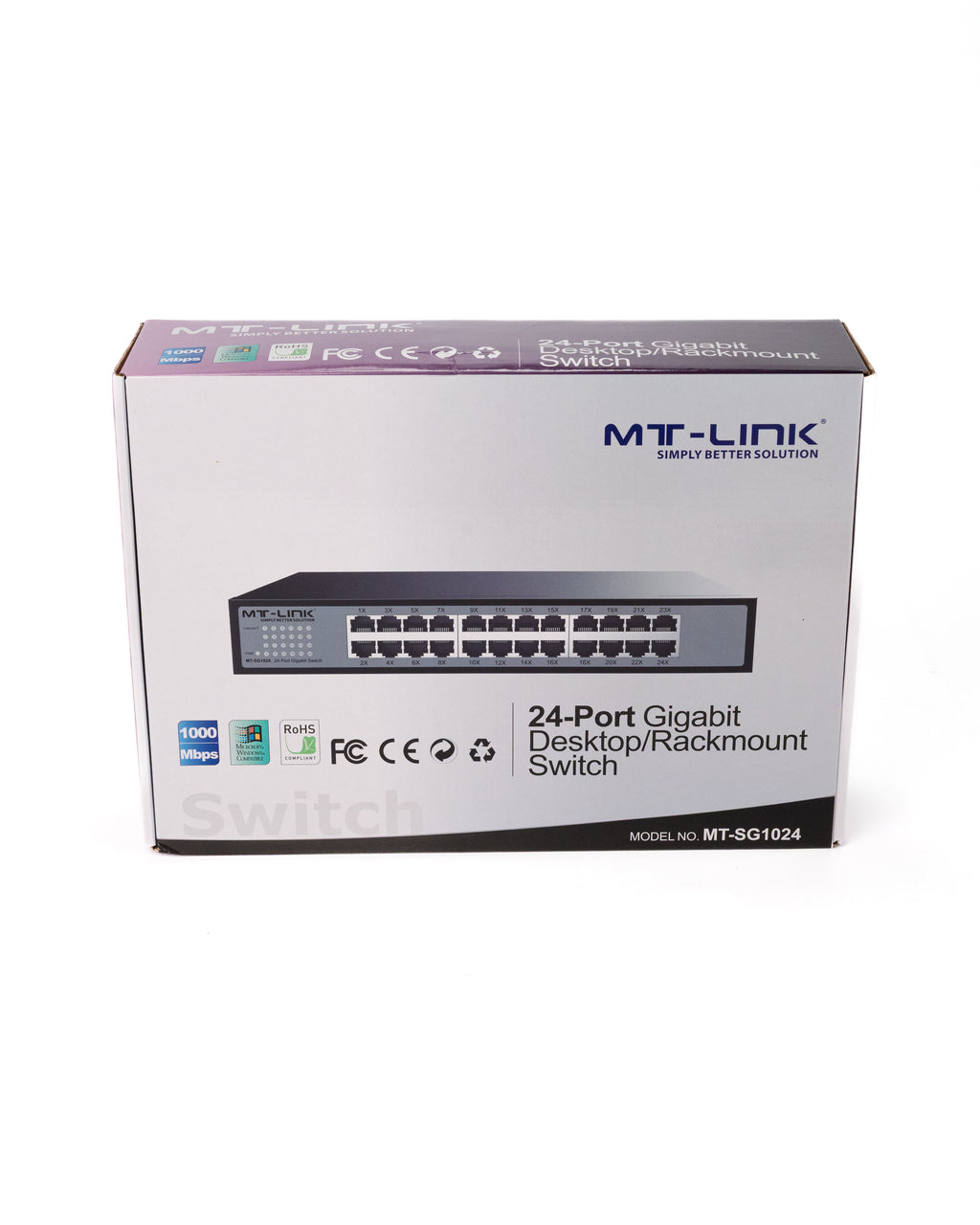 MT-SG1024 - 24 Port Gigabit Desktop/ Rack mount switch