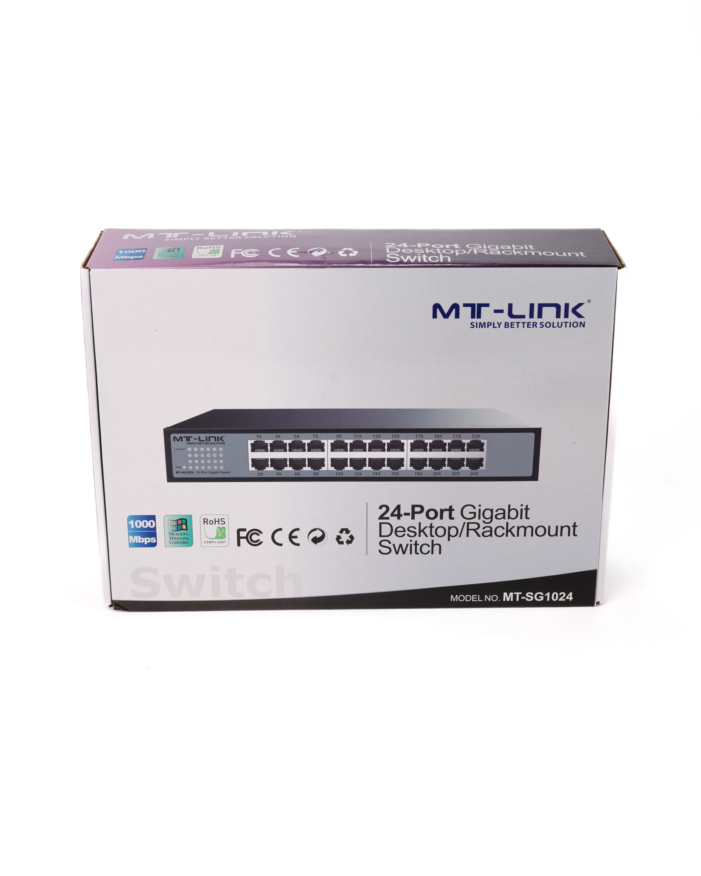 MT-SG1024 - 24 Port Gigabit Desktop/ Rack mount switch