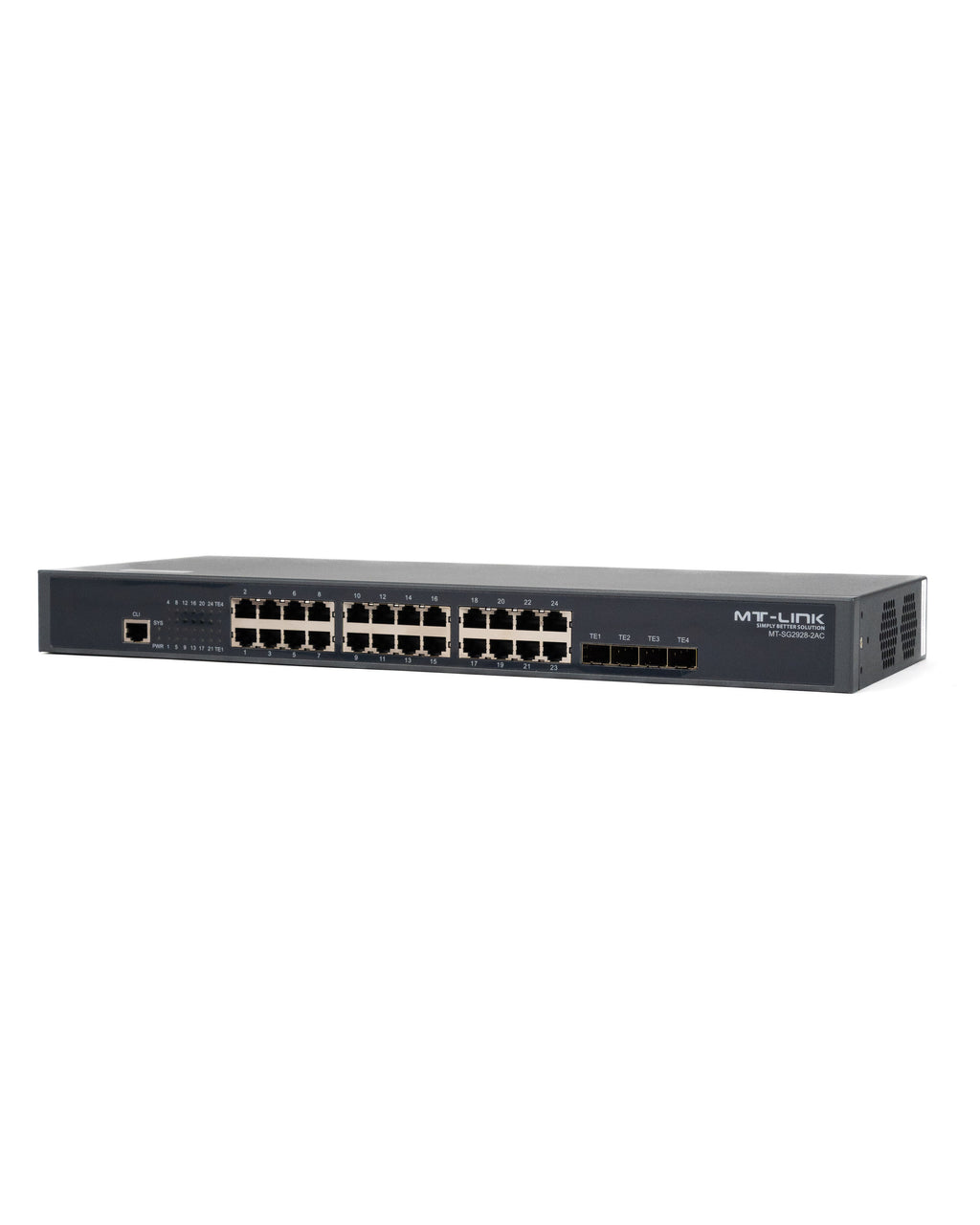 MT-SG2928 - 2AC - 24 Port Gigabit Stackable L3-Lite Switch with 4 10G Slots