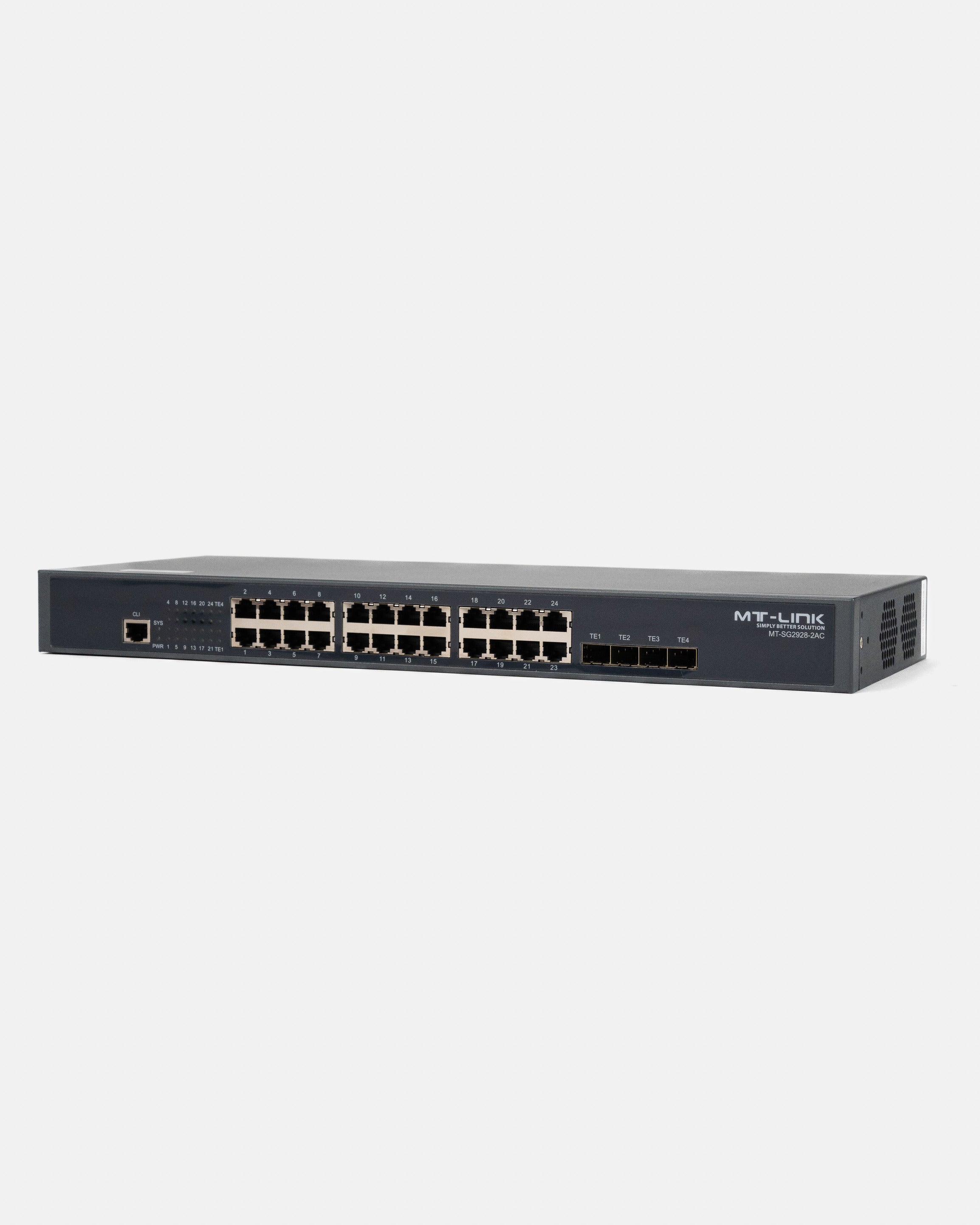 MT-SG2928 - 2AC - 24 Port Gigabit Stackable L3-Lite Switch with 4 10G Slots