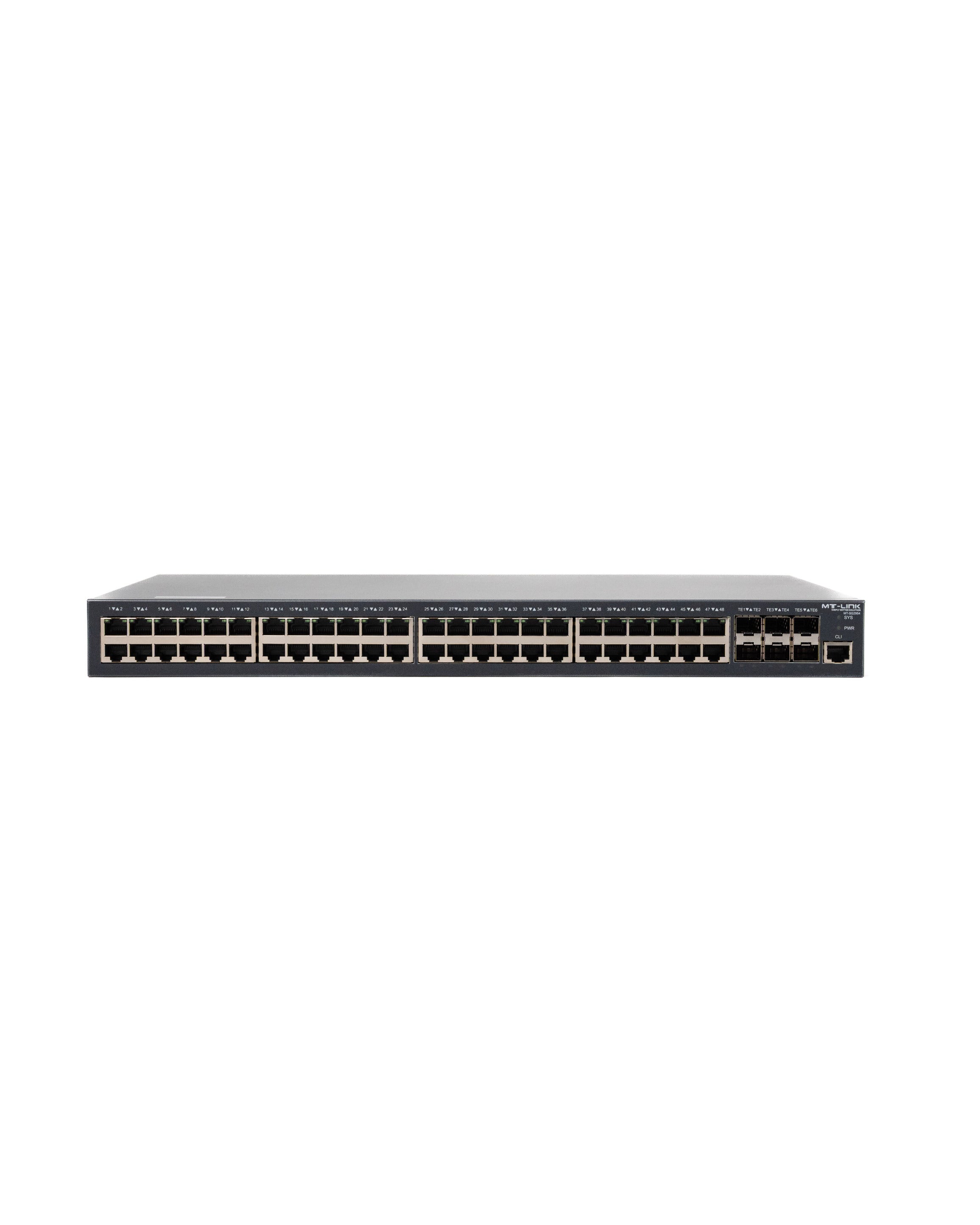 MT-SG2954 - 48 Port Gigabit Stackable L3-Lite Switch with 4 10G Slots
