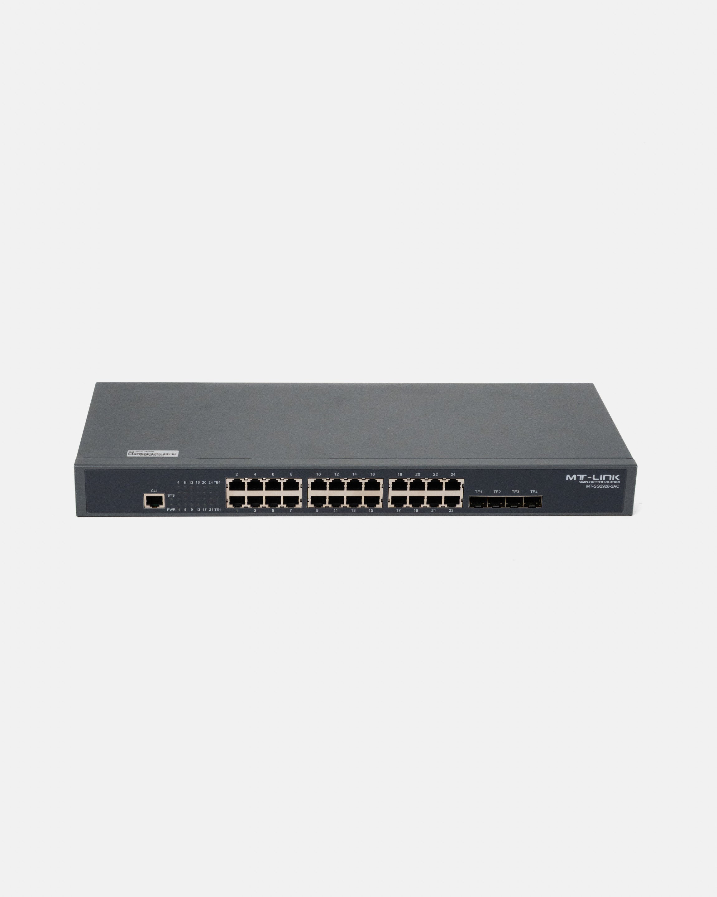 MT-SG2928 - 2AC - 24 Port Gigabit Stackable L3-Lite Switch with 4 10G Slots