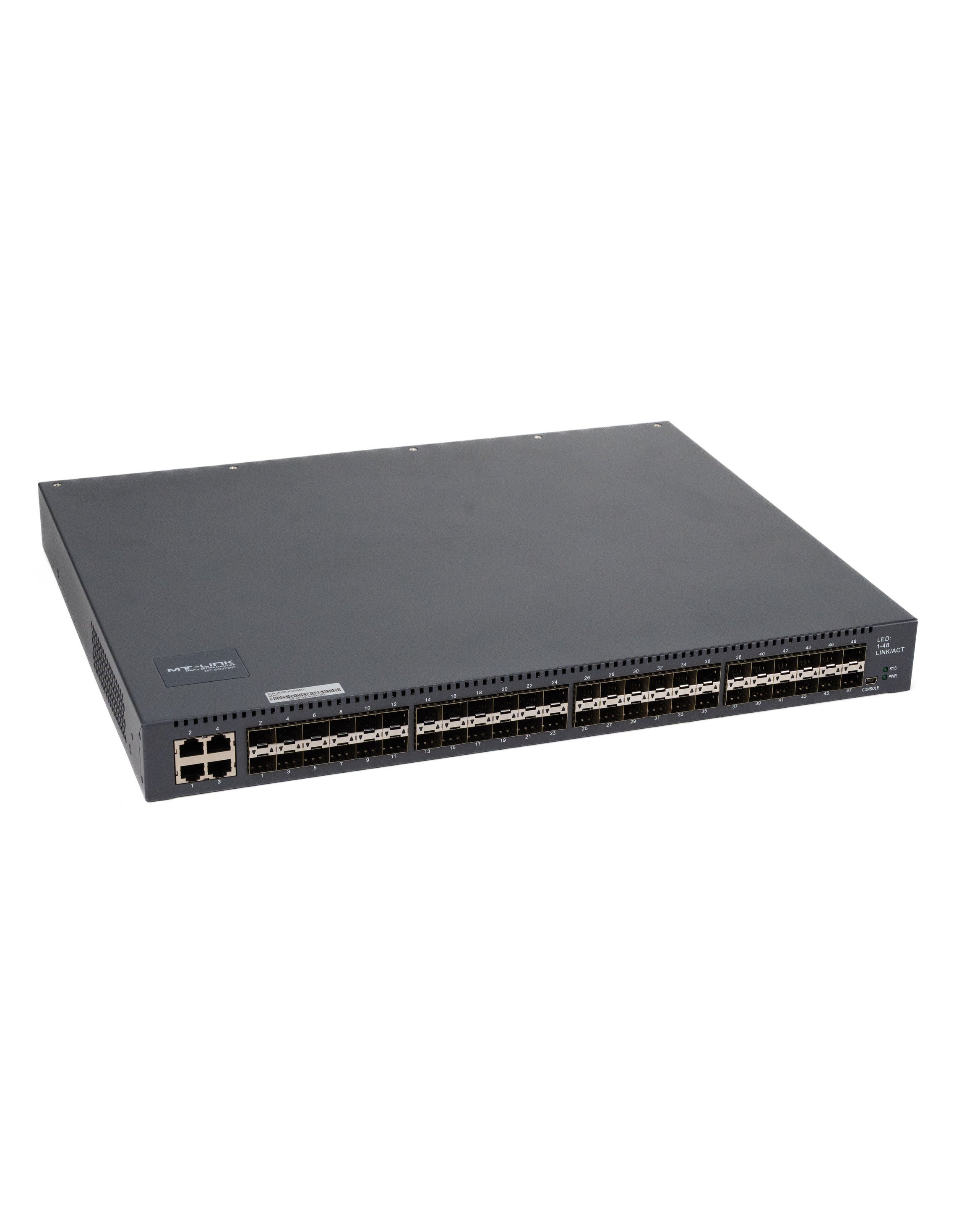 MT-SG3756F - 48 Port Gigabit Stackable L3 Core Aggregation Switch with 8 10G Slots