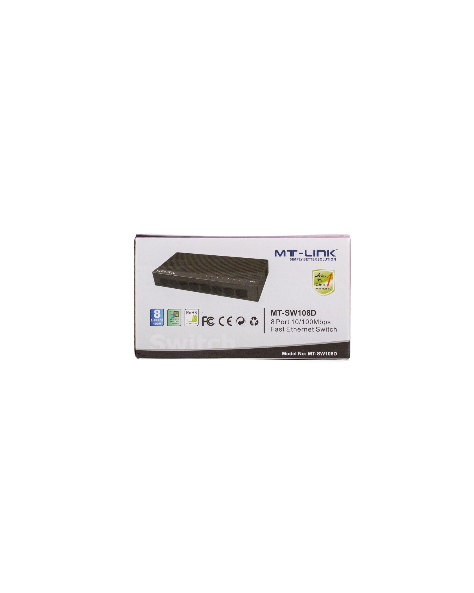 MT-SW108D - 8 Port 10/100Mbps Switch Lite Series