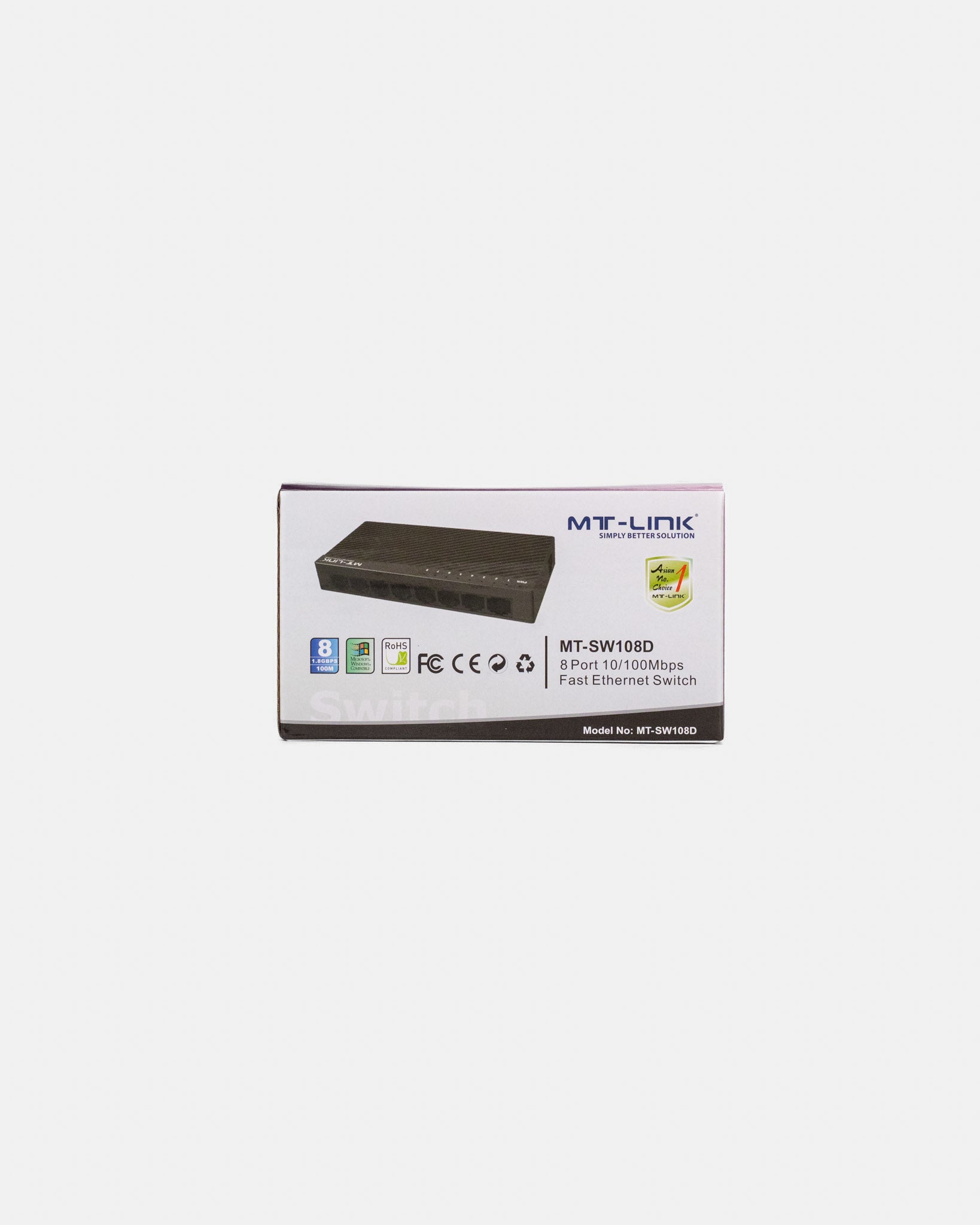 MT-SW108D - 8 Port 10/100Mbps Switch Lite Series