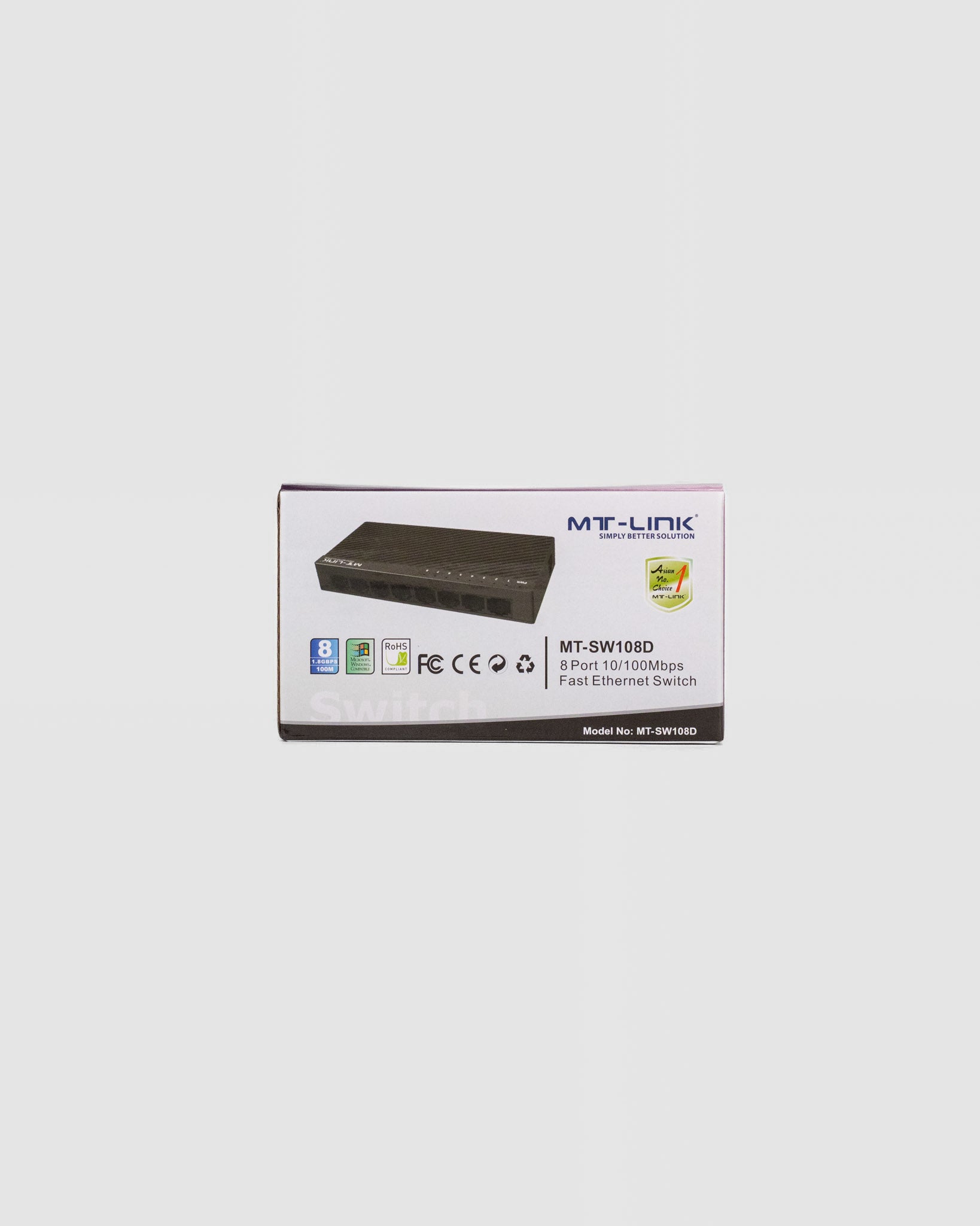 MT-SW108D - 8 Port 10/100Mbps Switch Lite Series