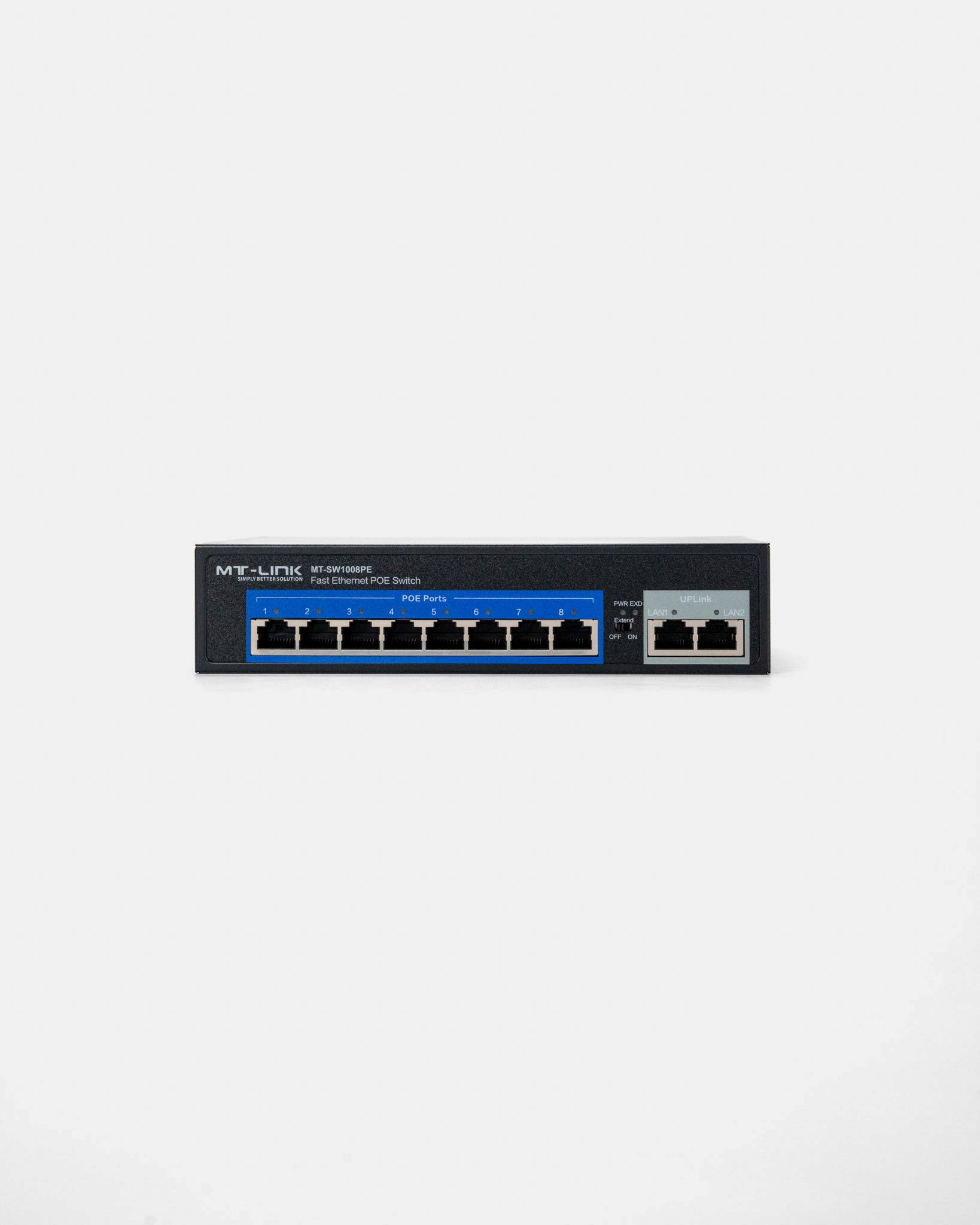 MT-SW1008PE - 8 POE+2RJ45 100Mbps POE switch