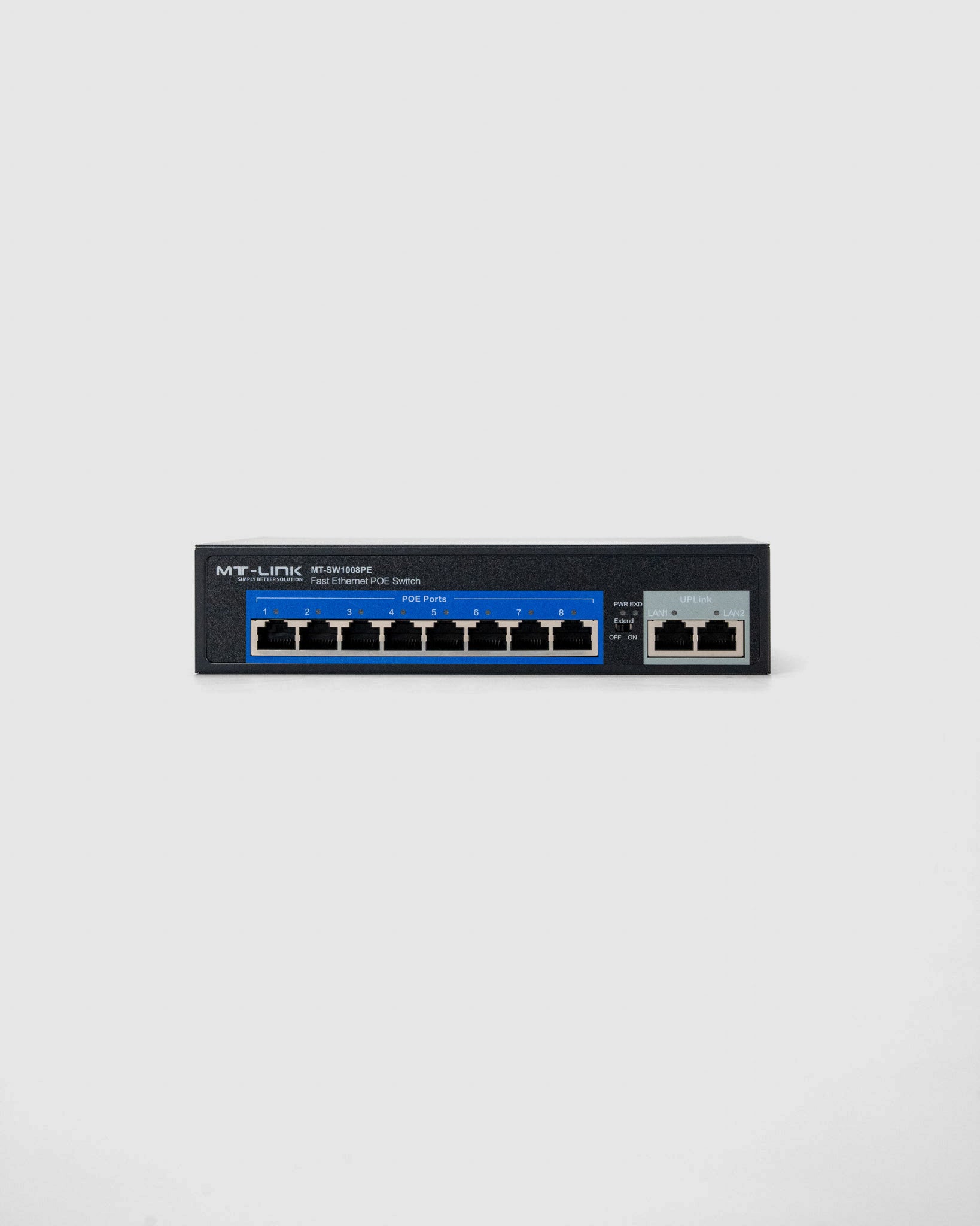 MT-SW1008PE - 8 POE+2RJ45 100Mbps POE switch
