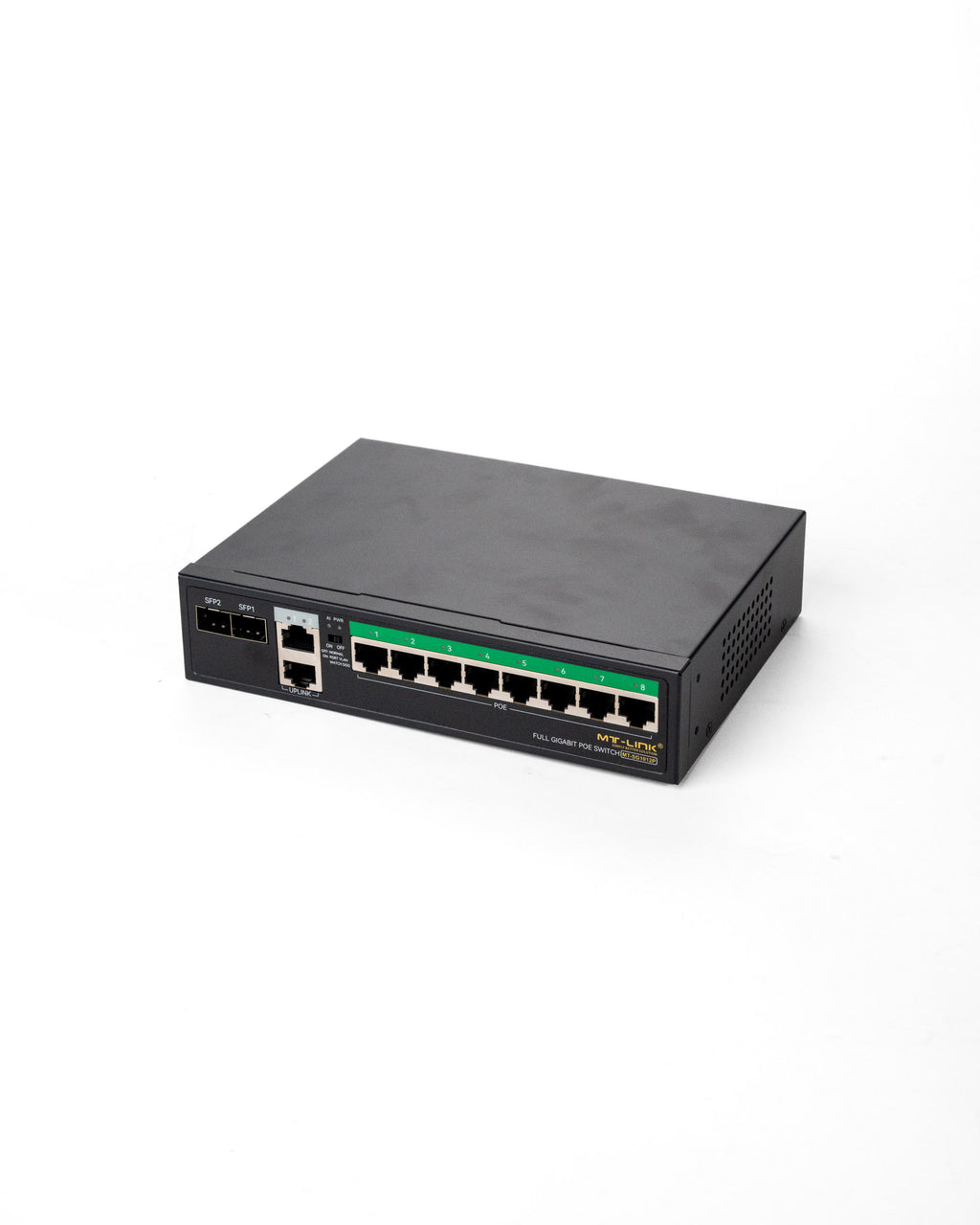 MT-SG1012PE - 8POE+2GE+2SFP UPLINK GIGABIT POE Switch