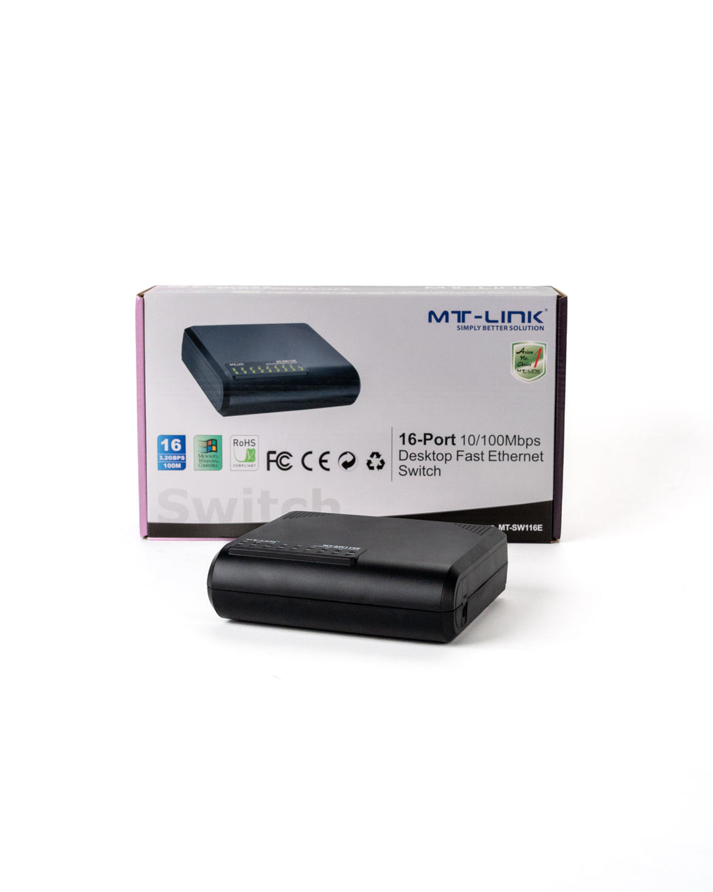 MT-SW116E - 16 Port desktop switch 10/100Mbps
