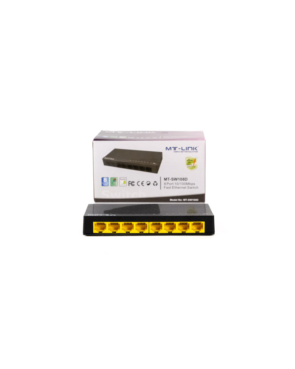 MT-SW108D - 8 Port 10/100Mbps Switch Lite Series