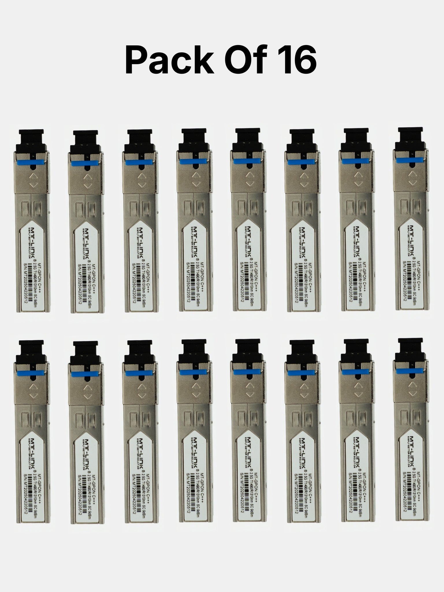 MT-GPON C+++ - SFP GPON Class C+++ Module (Pack of 16)