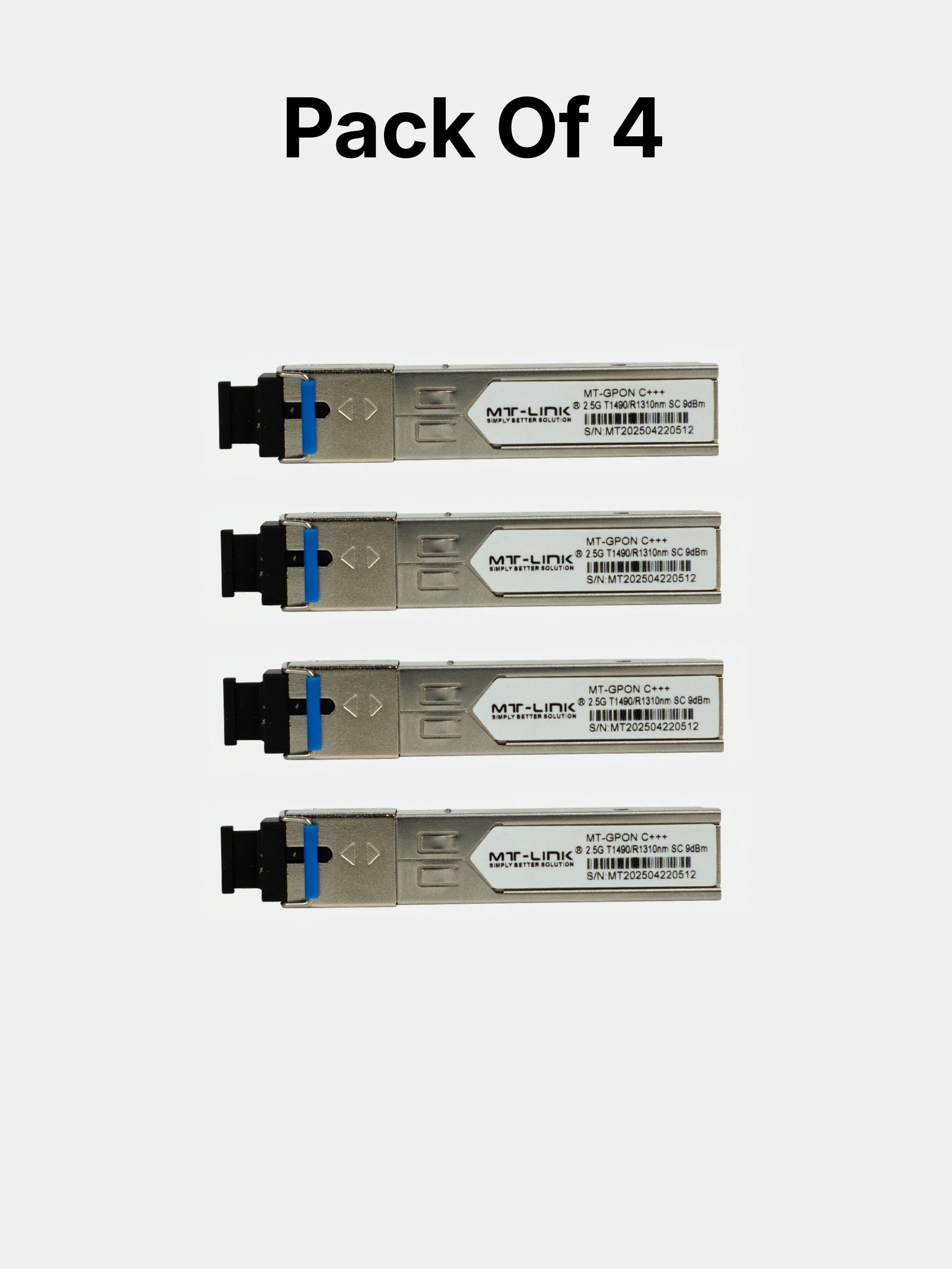 MT-GPON C+++ - SFP GPON Class C+++ Module (Pack of 4)