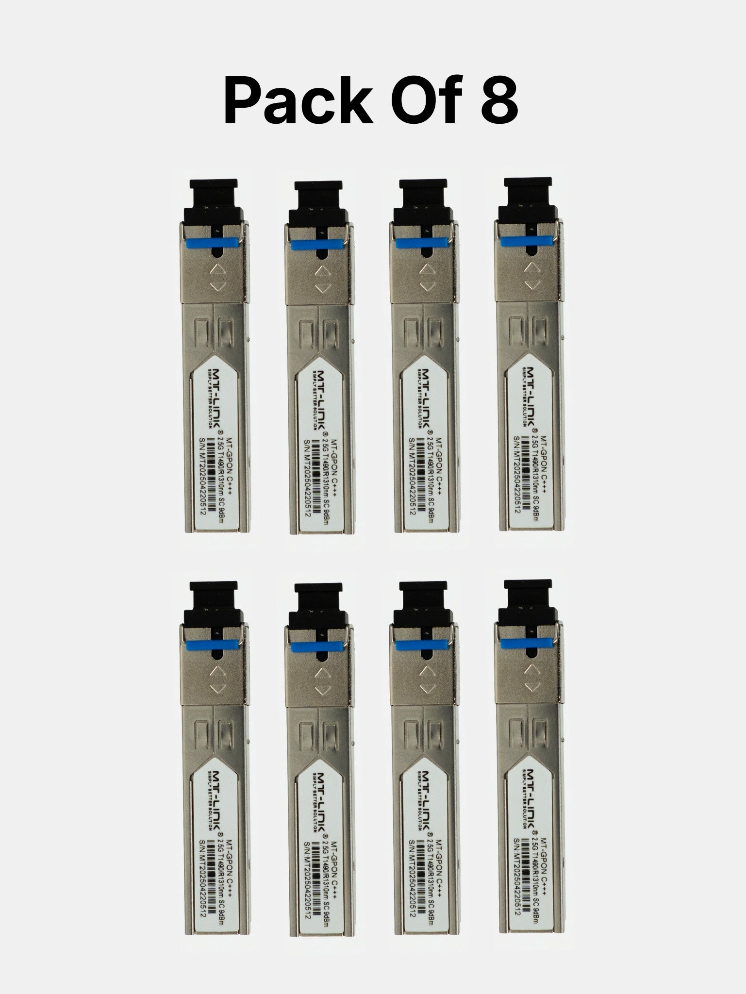 MT-GPON C+++ - SFP GPON Class C+++ Module (Pack of 8)