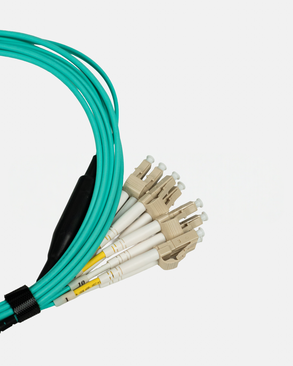 MT-MPO/LC OM3 Multimode Fiber Patch Cord