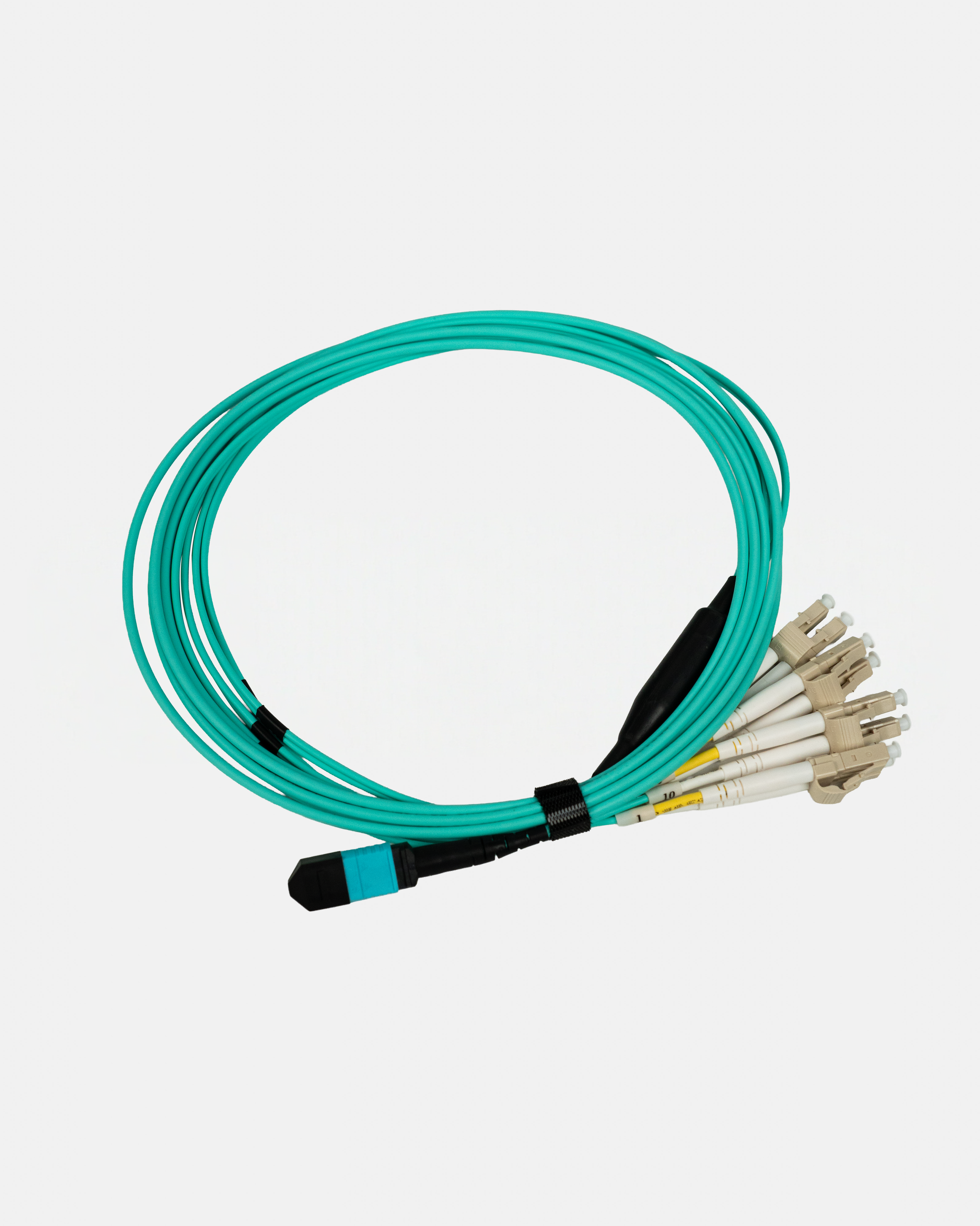 MT-MPO/LC OM3 Multimode Fiber Patch Cord