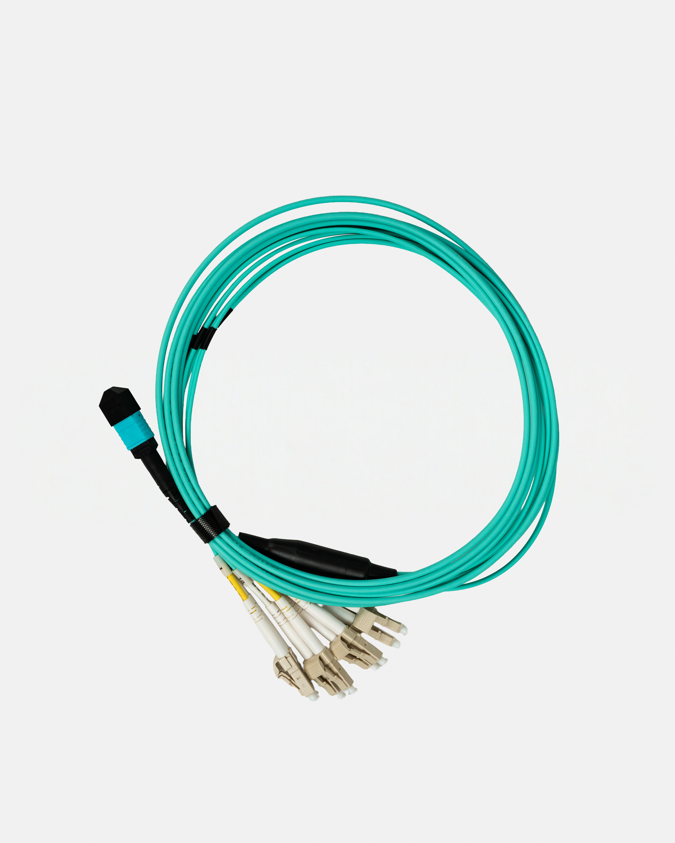 MT-MPO/LC OM3 Multimode Fiber Patch Cord