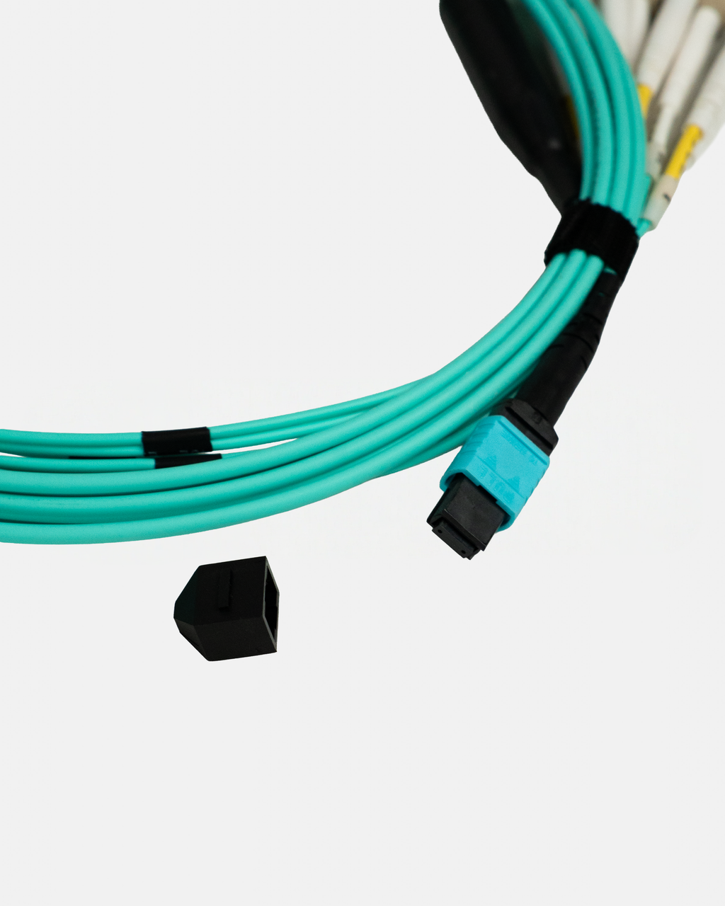 MT-MPO/LC OM3 Multimode Fiber Patch Cord