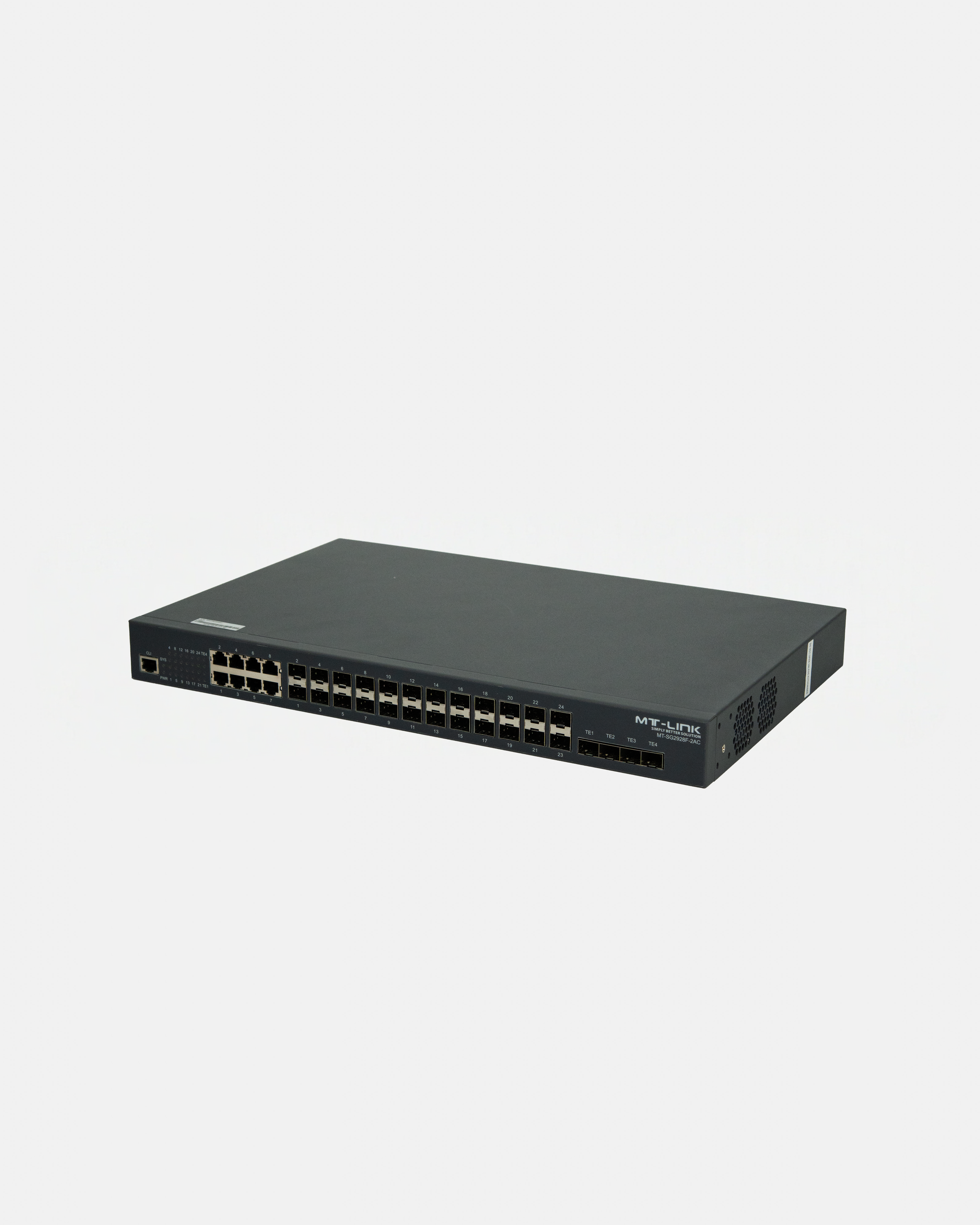 MT-SG2928F - 2AC- 24 Port Gigabit Stackable L3-Lite Aggregation Switch with 4 10G Slots