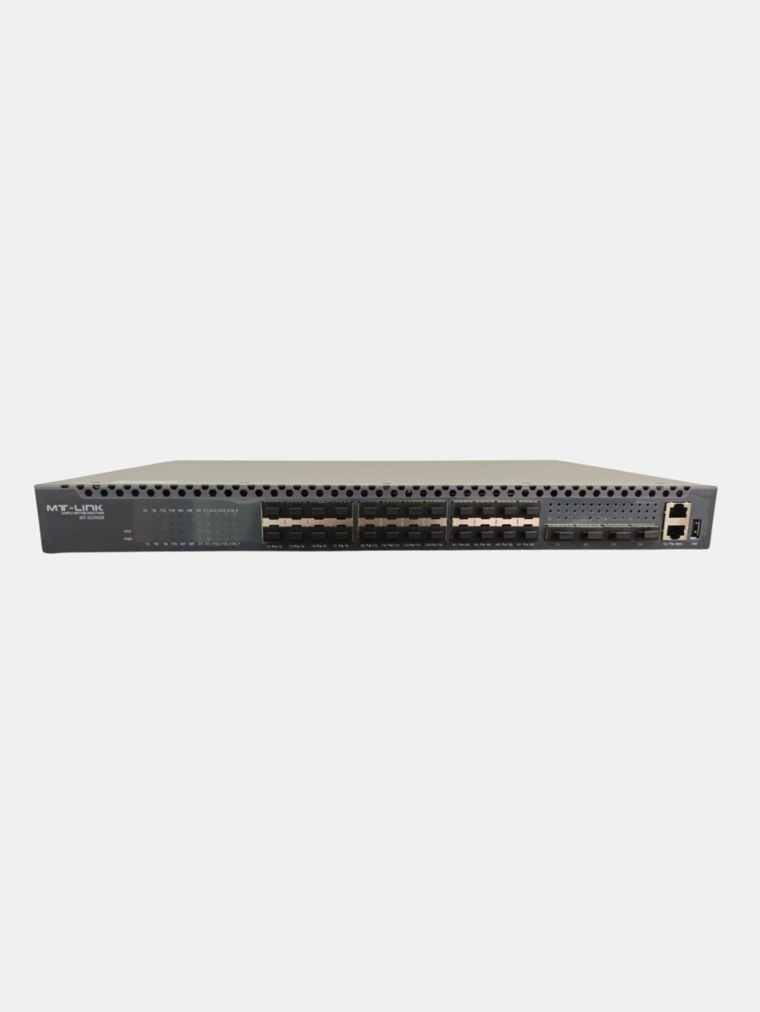 MT-SG5928-2AC - MT-SG5928-2AC 16-Port 10G SFP+ 8-Port 25G SFP28 + 4-Port 40/100G QSFP28 L3 Routing Switch