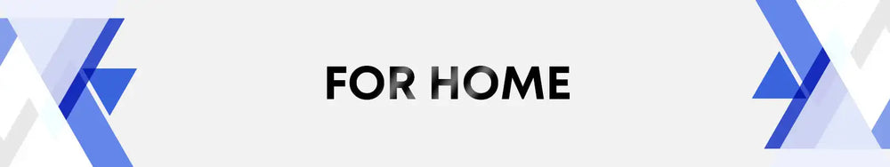 The image displays the text ’for home’ in bold, black sans-serif font centered on a light gray background.