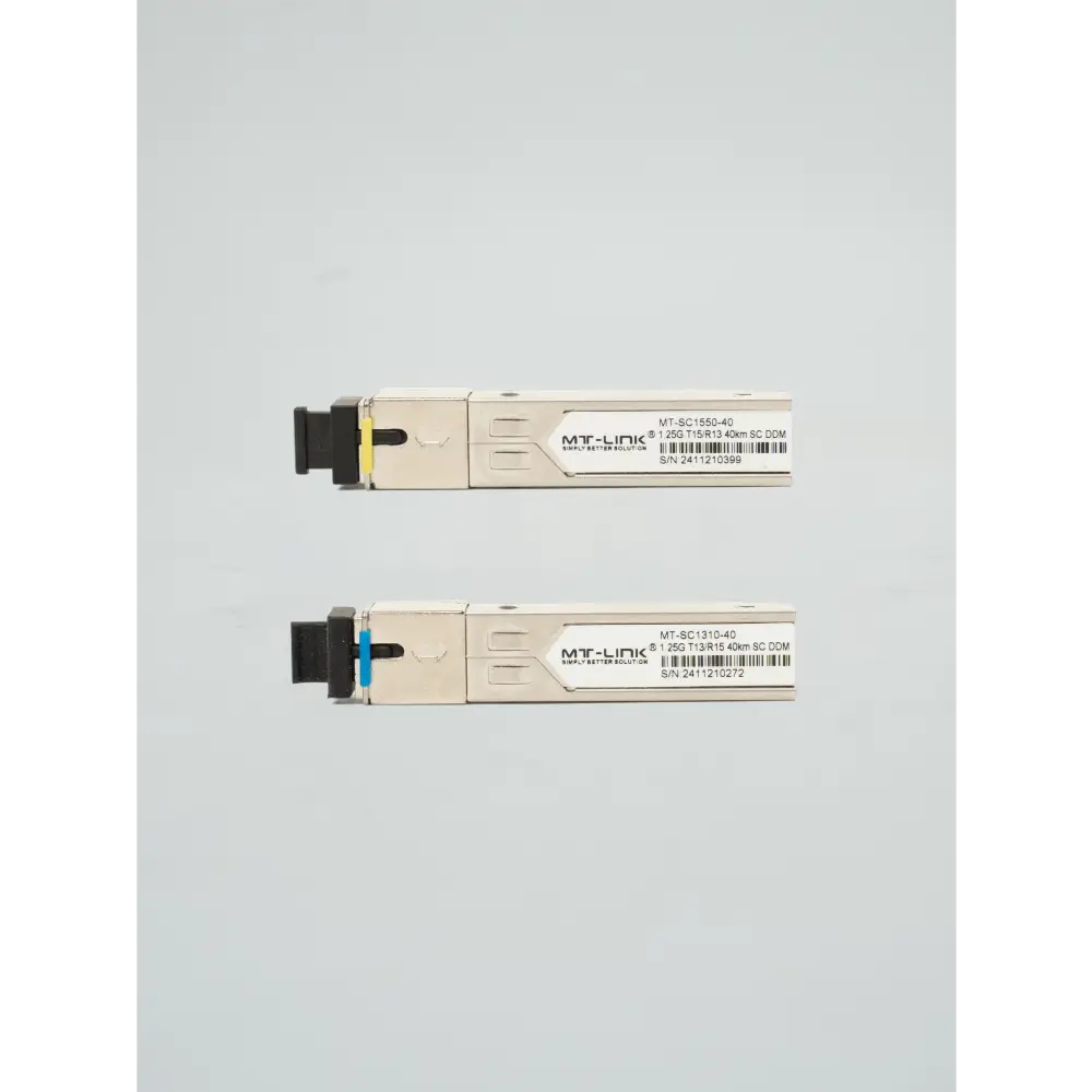 MT-SC1310/1550-40 (PAIR) ll UPTO 40KM ll - 1000Base-WDM Bi-Directional SFP Module - MT Link | Pakistan