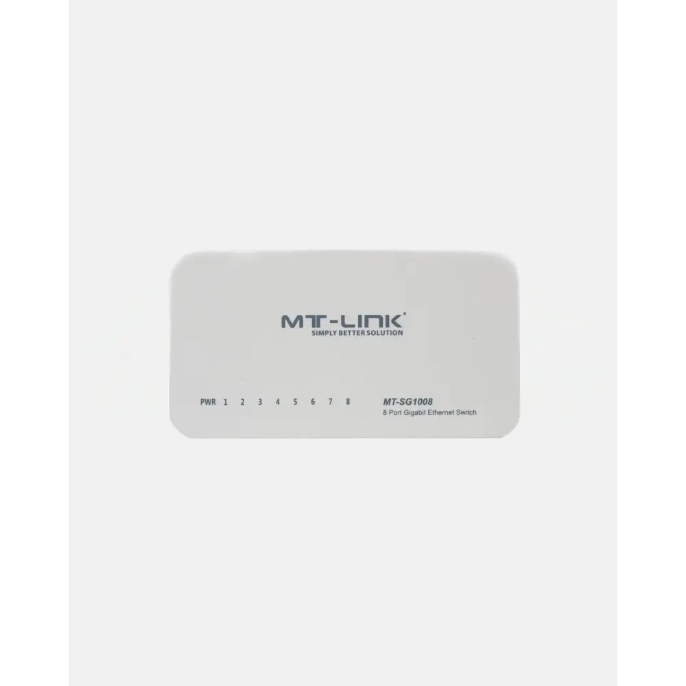 MT-SG1008 - 8 Port Gigabit Desktop Switch plastic case - MT Link | Pakistan