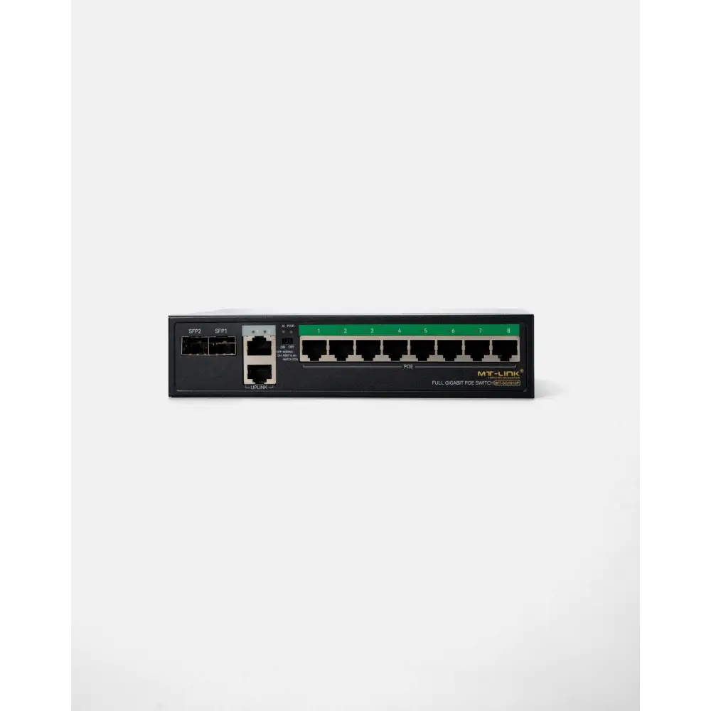 MT-SG1012PE - 8POE+2GE+2SFP UPLINK GIGABIT POE Switch - MT Link | Pakistan