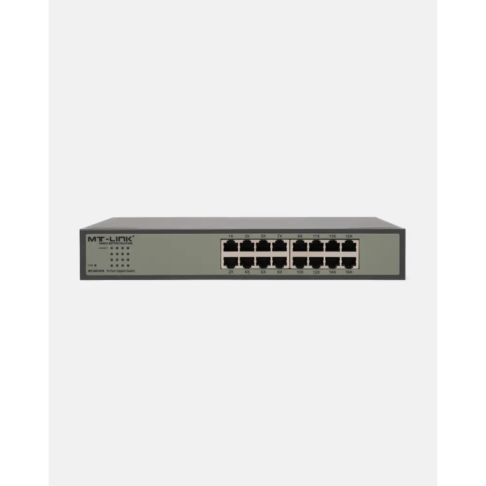 MT-SG1016 - 16 Port Gigabit Desktop/ Rack mount switch - MT Link | Pakistan