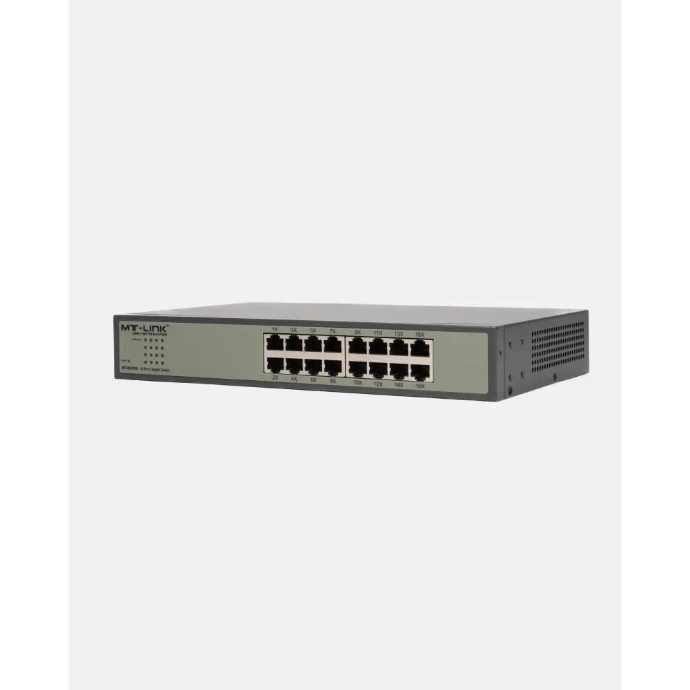 MT-SG1016 - 16 Port Gigabit Desktop/ Rack mount switch - MT Link | Pakistan