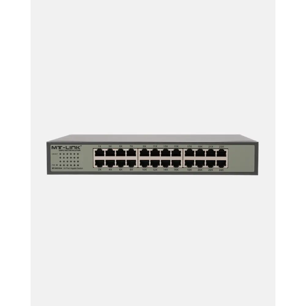 MT-SG1024 - 24 Port Gigabit Desktop/ Rack mount switch - MT Link | Pakistan