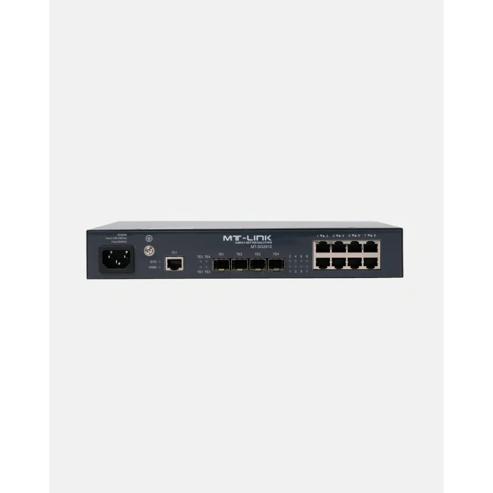 MT-SG2912 - 10G L3-Lite Stackable Switch - MT Link | Pakistan