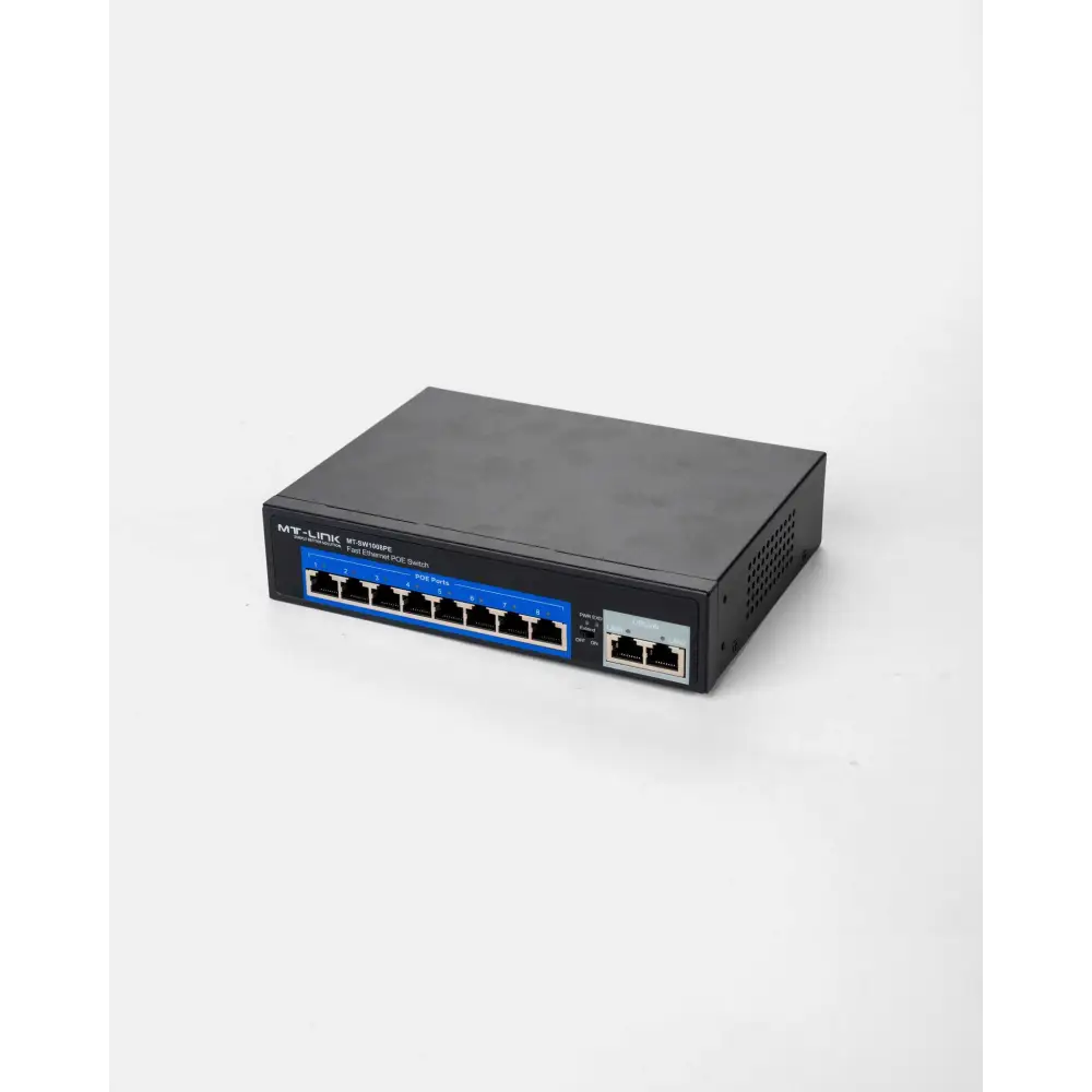 MT-SW1008PE - 8 POE+2RJ45 100Mbps POE switch - MT Link | Pakistan
