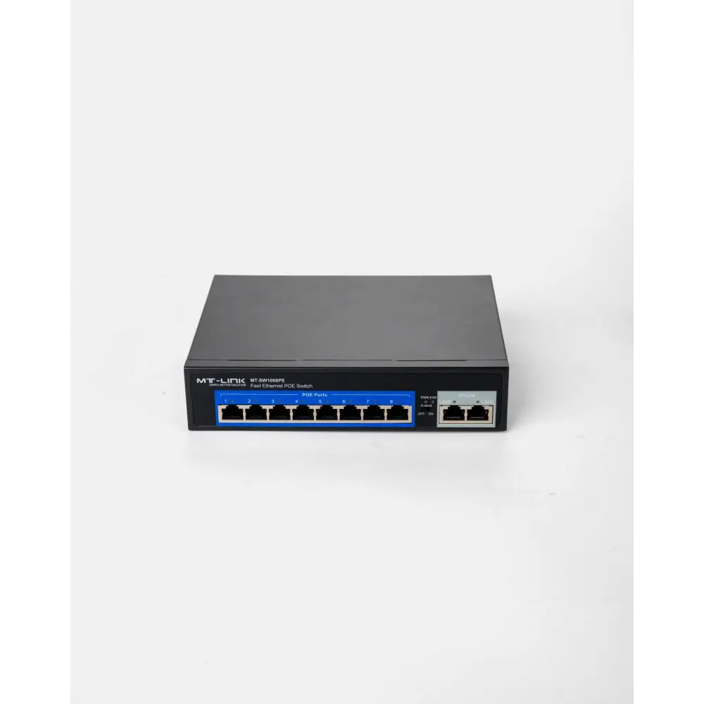 MT-SW1008PE - 8 POE+2RJ45 100Mbps POE switch - MT Link | Pakistan
